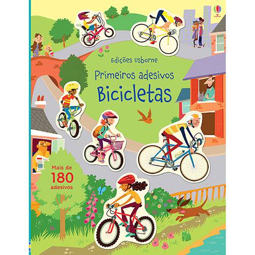 Livro - Primeiros Adesivos Bicicletas