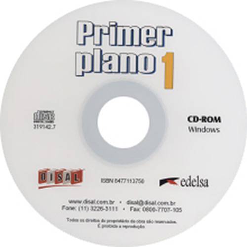 Livro - Primer Plano 1 - CD-ROM