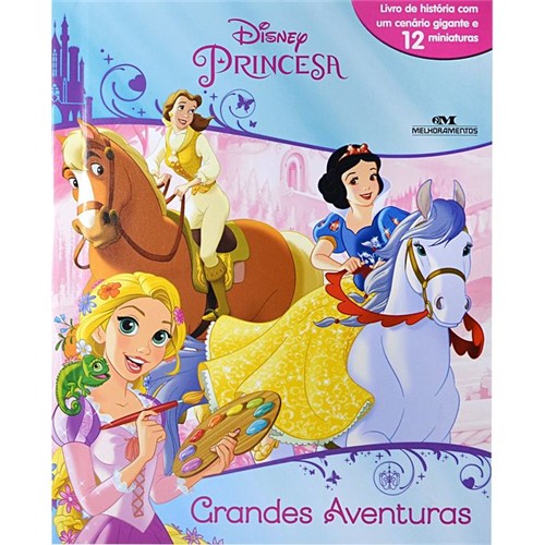 Livro Princesas com 12 Miniaturas - Grandes Aventuras - MELHORAMENTOS