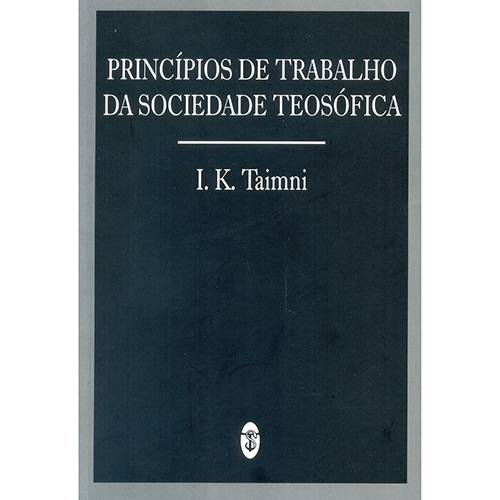 Livro - Princípios de Trabalho da Sociedade Teosofica