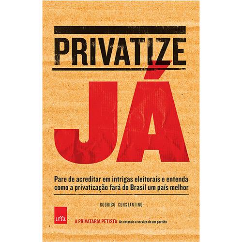 Livro - Privatize já