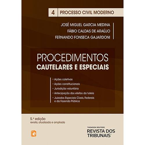 Livro - Procedimentos Cautelares e Especiais: Coleção Processo Civil Moderno - Vol. 4