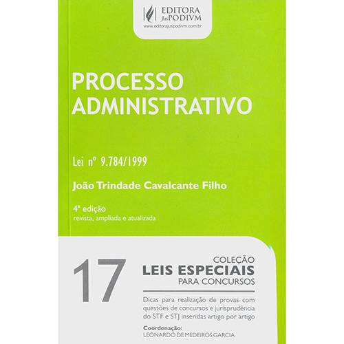 Livro - Processo Administrativo - Coleção Leis Especiais para Concursos - Vol. 17