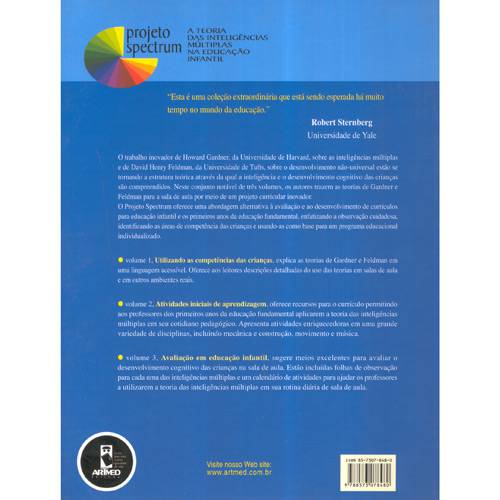 Livro - Projeto Spectrum: Avaliação em Educação Infantil - Vol. 3