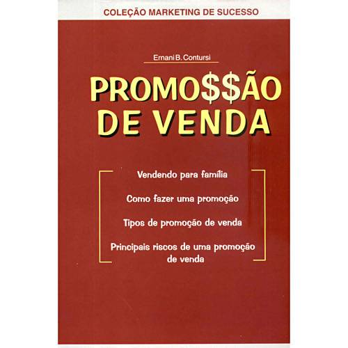 Livro - Promo$$ão de Vendas - Col. Marketing de Sucesso