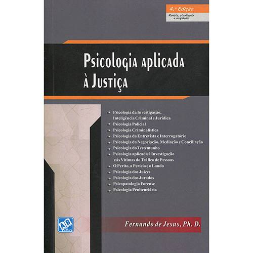 Livro - Psicologia Aplicada à Justiça
