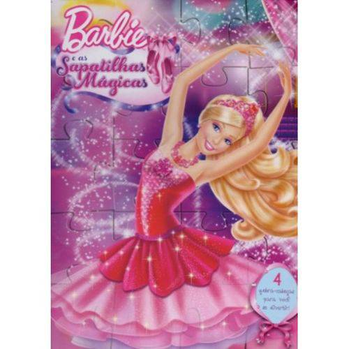 Livro Quebra-Cabeça Barbie e as Sapatilhas Magicas