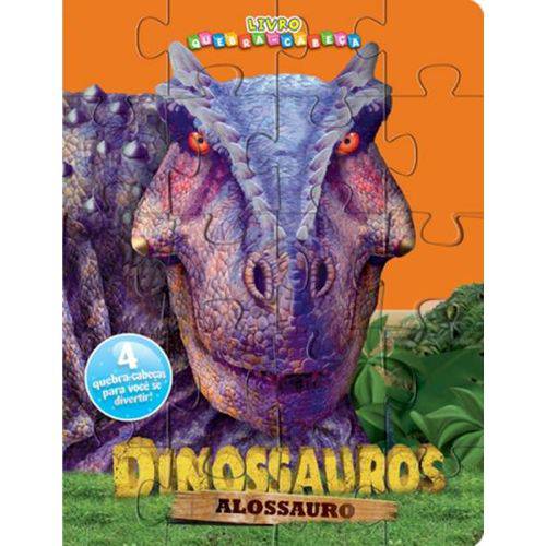 Livro Quebra-cabeça - Dinossauros - Alossauro