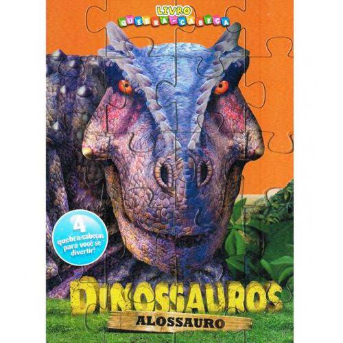 Livro Quebra-Cabeçá Dinossauros-Alossauro