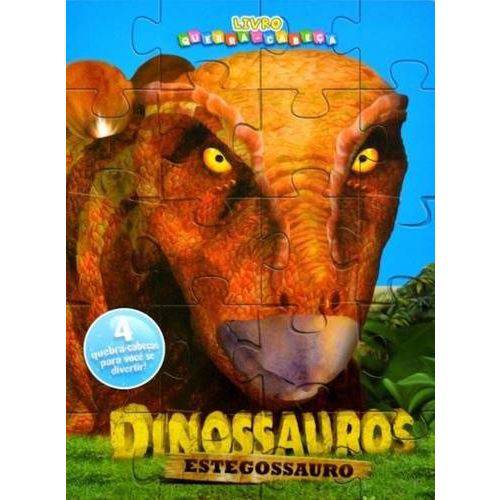 Livro Quebra-cabeça - Dinossauros - Estegossauro