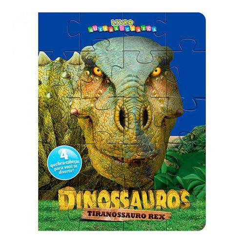 Livro Quebra-Cabeçá Dinossauros-Tiranossauro Rex - Ciranda Cultural