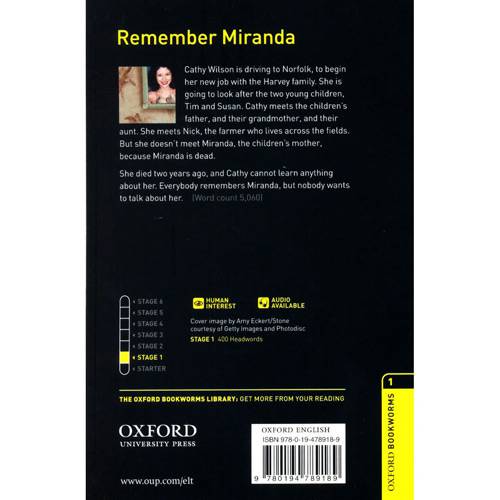 Livro - Remember Miranda - Cd Pack - Level 1