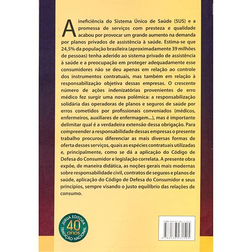 Livro - Responsabilidade Civil dos Planos e Seguros de Saúde - Revista e Atualizada