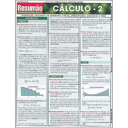 Livro - Resumão - Cálculo - 2