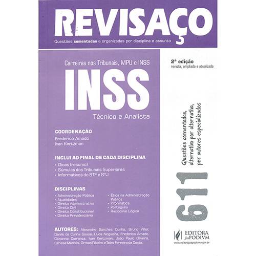 Livro - Revisaço: INSS Técnico e Analista