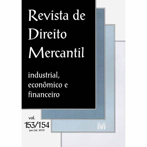 Livro - Revista de Direito Mercantil - Industrial, Econômico e Financeiro