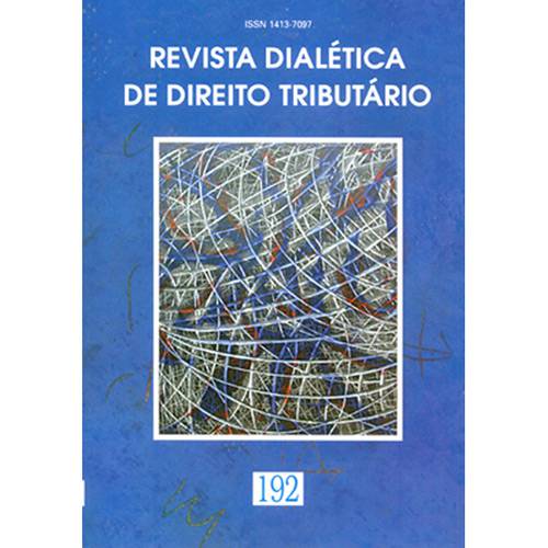 Livro - Revista Dialética de Direito Tributário - Vol. 192