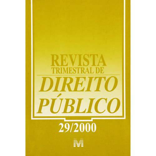 Livro - Revista Trimestral de Direito Público - Ed. 29