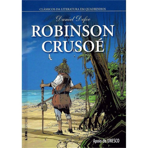 Livro - Robinson Crusoé - Coleção Clássicos da Literatura em Quadrinhos