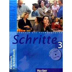 Livro - Schritte 3 - Deutsch Als Fremdsprache - Kursbuch + Arbeitsbuch - Niveau A2/1
