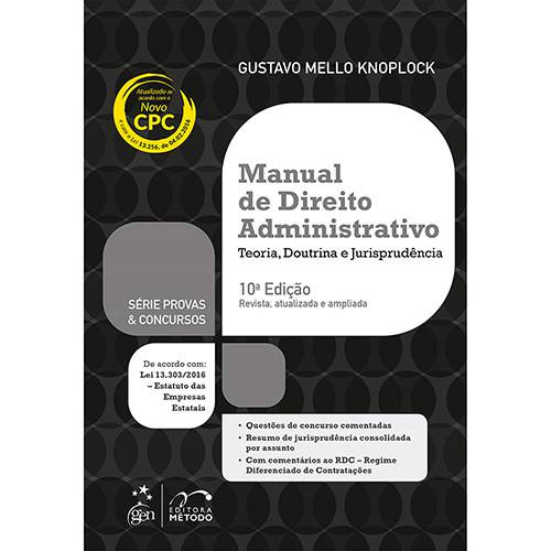 Livro - Série Provas & Concursos: Manual de Direito Administrativo-teoria, Doutrina e Jurisprudência