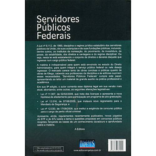 Livro - Servidores Públicos Federais