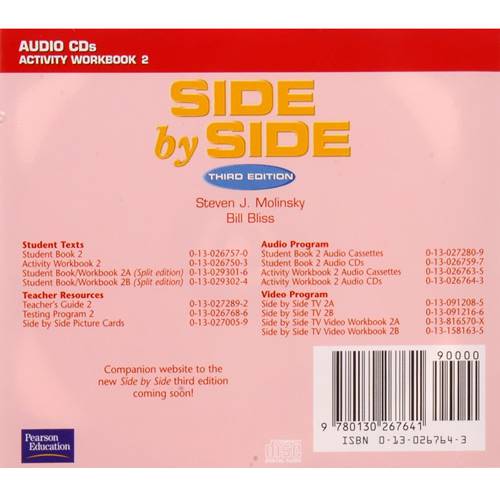 Livro - Side By Side 2 - Activity Workbook - Audio CDs