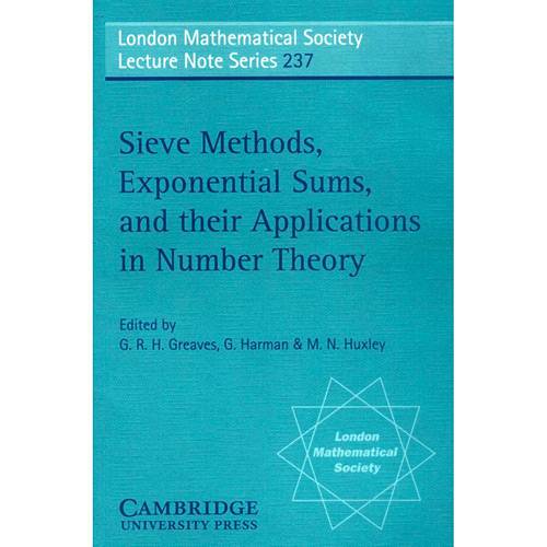 Livro - Sieve Methods, Exponential Sums, And Their Applications In Number Theory