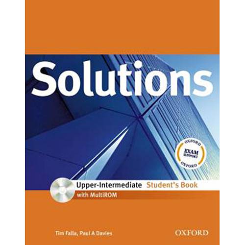 Livro - Solutions - Upper-Intermediate - Students Book: With Multirom Pack