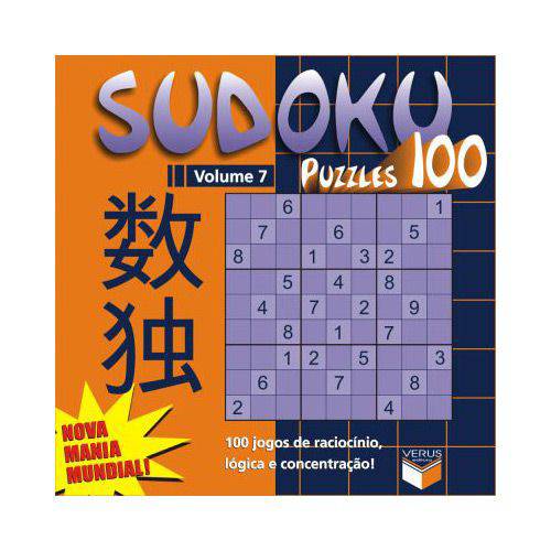 Livro - Sudoku - Puzzles 100 - Volume 7