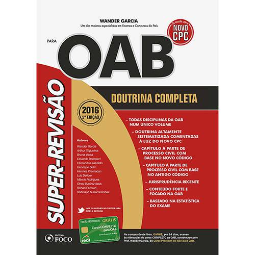 Livro - Super-revisão OAB: Doutrina Completa