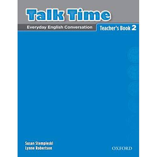 Livro - Talk Time: Teacher´s Book 2