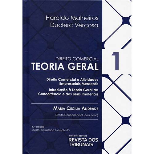 Livro - Teoria Geral: Coleção Direito Comercial - Vol.1