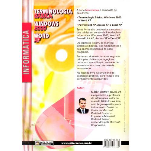 Livro - Terminologia Básica: Windows 2000, Word XP