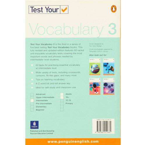 Livro - Test Your Vocabulary 3