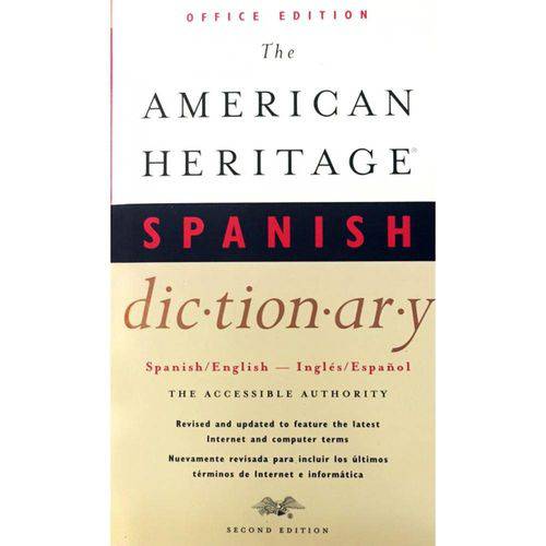 Livro: The American Heritage Spanish Dictionary