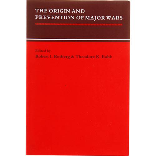 Livro - The Origin And Prevention Of Major Wars