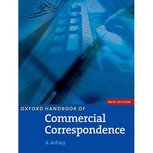 Livro - The Oxford Handbook Of Commercial Correspondence: Intermediate To Advanced