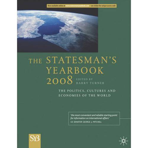 Livro - The Statesmans Yearbook 2008: The Politics, Cultures And Economies Of The World