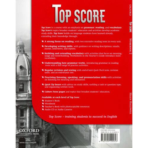 Livro - Top Score 2 - Workbook