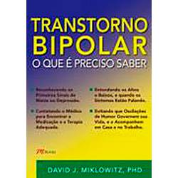Livro - Transtorno Bipolar - o que é Preciso Saber