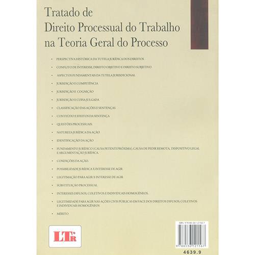 Livro - Tratado de Direito Processual do Trabalho na Teoria Geral do Processo