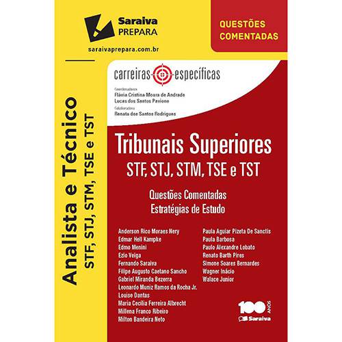 Livro - Tribunais Superiores: STF, STJ, STM, TSE e TST - Coleção Carreiras Específicas