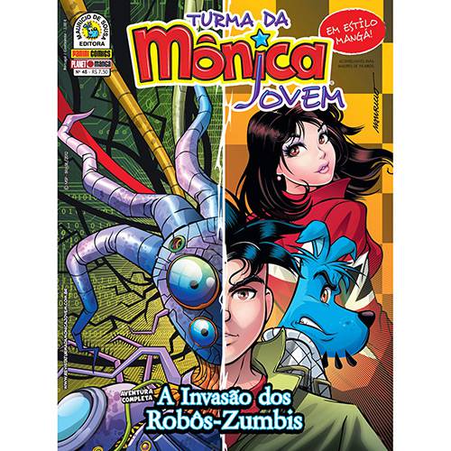 Livro - Turma da Mônica Jovem - a Invasão dos Robôs-Zumbis - Vol. 48