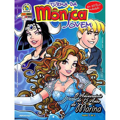 Livro - Turma da Mônica Jovem - Aniversário de 15 Anos da Marina - Parte 1 - Vol. 26 Aniversário