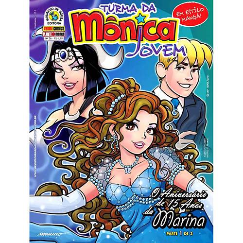 Livro - Turma da Mônica Jovem - o Aniversário de 15 Anos da Marina