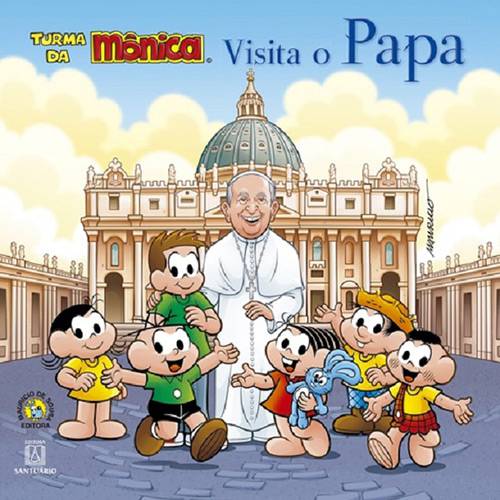 Livro - Turma da Monica Visita o Papa