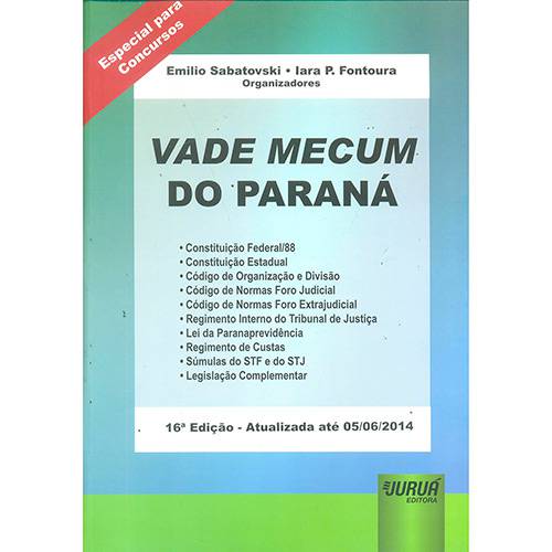 Livro - Vade Mecum do Paraná
