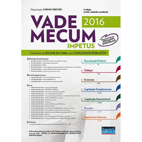Livro - Vade Mecum Impetus: com Foco no Exame da OAB e em Concursos Públicos