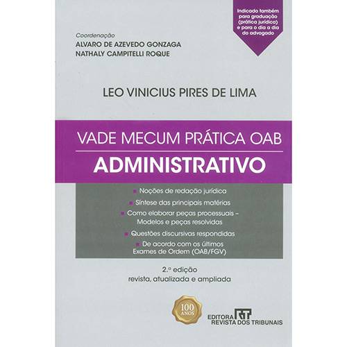 Livro - Vade Mecum Prática OAB Administrativo